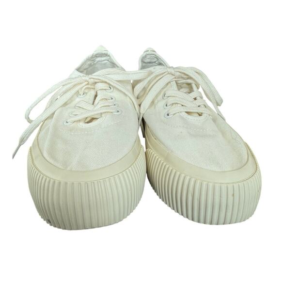 Everlane Forever Canvas 1.5 Platform White LaceUp Sneaker Shoe Casual Everyday-7 - Picture 3 of 8